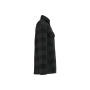 Duurzaam gewatteerd geruit overhemdjack voor heren Iron Grey / Black Checked S Duurzaam gewatteerd geruit overhemdjack voor heren Iron Grey / Black Checked S