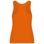 Angelina - Dames Racerback Deep Orange S