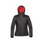 W'S GRAVITY THERMAL JACKET, BLACK / TRUE RED, M, STORMTECH