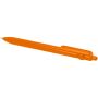 Fidget balpen van gerecycled plastic (zwarte inkt) - Oranje