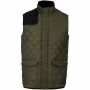 Gewatteerde herenbodywarmer mossy green/black 3XL