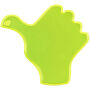 RFX™ S-12 thumb reflective PVC sticker - Neon yellow