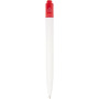 Thalaasa ocean-bound plastic ballpoint pen - Transparent red/White