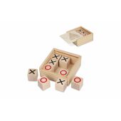 Tic Tac Toe houten in doos - Hout