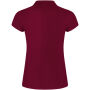 Star damespolo met korte mouwen - Garnet - 3XL