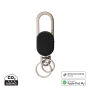 Keyfinder Dual keychain met wereldwijd localiseren, zwart, grijs