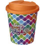 Brite-Americano® Espresso 250 ml geïsoleerde beker - Wit/Oranje