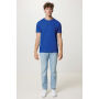 IQONIQ Bryce gerecycled katoen t-shirt, royal blue (S)