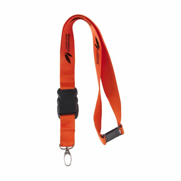 KeyCordSafety 2,4 cm Schlüsselband - orange KeyCordSafety 2,4 cm Schlüsselband - orange