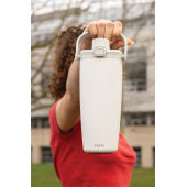 Avira Ayala RCS R-RVS duosip afsluitbare crossbody tumbler, wit