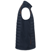 Bodywarmer Day To Day in twee stoffen Navy / Fluorescent Orange 5XL