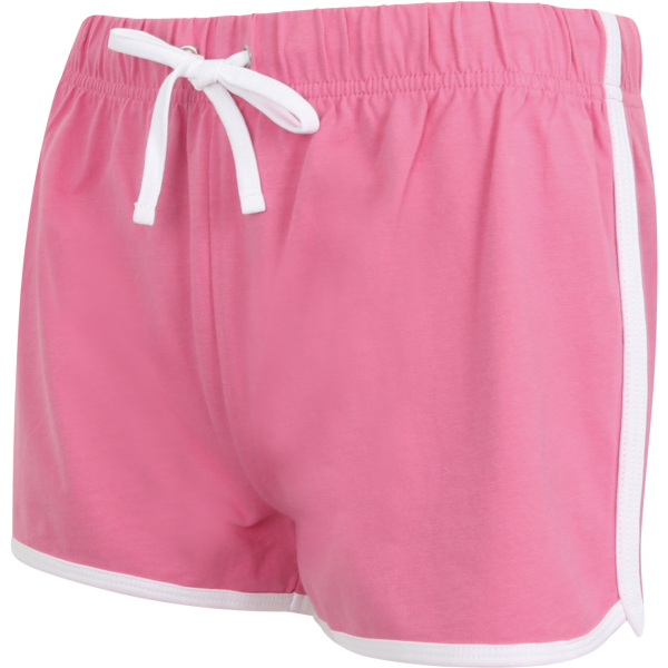 Women's Retro Short Bright Pink / White XS Women's Retro Short Bright Pink / White XS