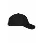 6 Panel Dad Cap Organic Cotton black one size
