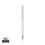 Amisk RCS-gecertificeerde pen van gerecycled aluminium, wit