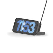 Aluvia RCS 65W PD-kabel met verstelbare telefoonstandaard, zwart