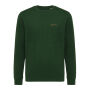 Iqoniq Etosha lichtgewicht gerecycled katoen sweater, forest green (M)