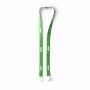 Polyester Pantone-gematchte zeefdruk keycord met 2 clips
