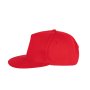 Snapback Pet - 5 Panelen Red One Size