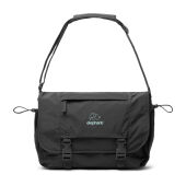 KENTO URBAN RCS recycled nylon 15.6 inch Messenger, zwart