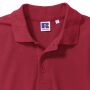 RUS Men Ultimate Cotton Polo, Classic Red, 4XL