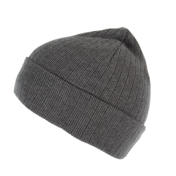 Gebreide muts - K-up Gold Label Deep Grey Heather One Size Gebreide muts - K-up Gold Label Deep Grey Heather One Size