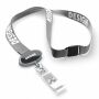 Polyester sublimatie lanyard met ovale badge reel met logo