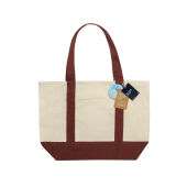 SHOP LOCAL AWARE™ recycled cotton 350gsm Tote bag, bordeauxrood