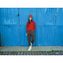 Iqoniq Zion gerecycled katoen sweater, rood (XXS)