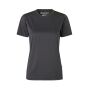 GEYSER T-shirt | essential | dames - Houtskool, S