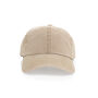 BEAU AWARE™ Washed 6 panel 270gsm cotton twill cap, beige BEAU AWARE™ Washed 6 panel 270gsm cotton twill cap, beige