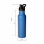 Aluminiumfles "Miami", 0,6 l