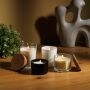 Wooosh Candle Essenza Grande geurkaars - transparant wit