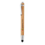 Bamboe touchscreen pen, bruin