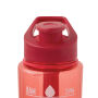 AQUA LEVEL - Sportdrinkfles rood AQUA LEVEL - Sportdrinkfles rood