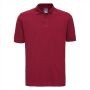 RUS Men Classic Cotton Polo, Classic Red, XXL