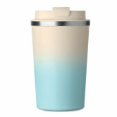 BRACE GRADIENT - Dubbelwandige beker 350ml - Babyblauw