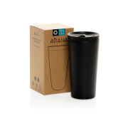 Aviana™ Rowan RCS Recycled drinkbeker 500 ML, zwart