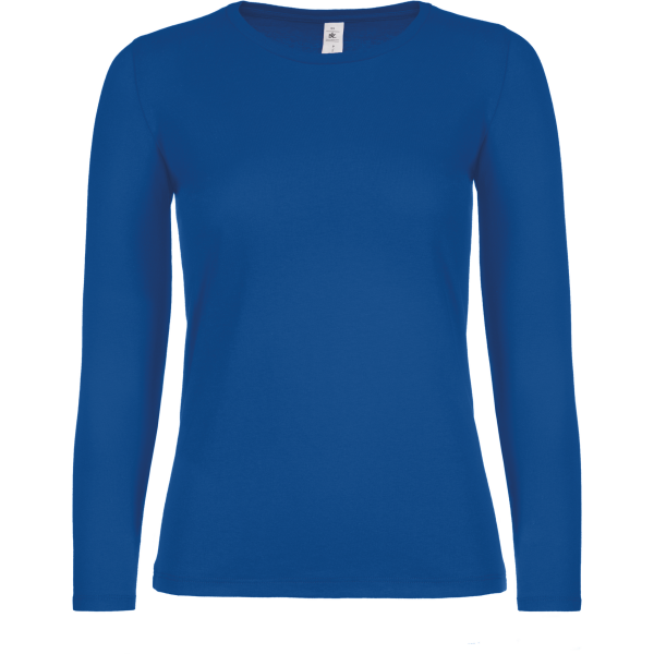#E150 Ladies' T-shirt long sleeves Royal Blue M #E150 Ladies' T-shirt long sleeves Royal Blue M