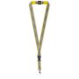 Afneembare polyester keycord met reflecterende overlay