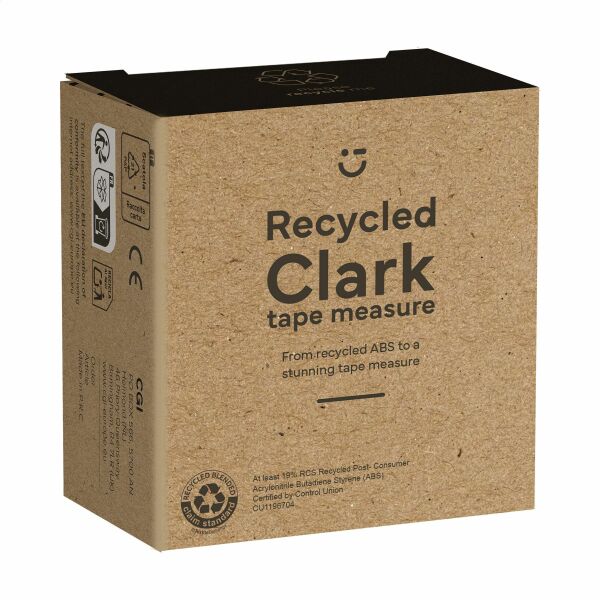 Clark RCS Recycled 3 Meter Bandmaß - schwarz/grau Clark RCS Recycled 3 Meter Bandmaß - schwarz/grau