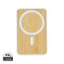 Zen RCS rplastic 5000 mah 5W magnetische bamboe powerbank, wit
