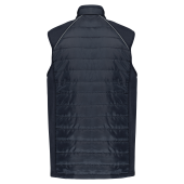 Bodywarmer Day To Day in twee stoffen Navy / Silver 5XL
