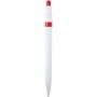 Unica balpen van gerecycled plastic (zwarte inkt) - Rood