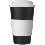 Americano® 350 ml geïsoleerde beker met handvat - Zwart/Wit Americano® 350 ml geïsoleerde beker met handvat - Zwart/Wit