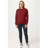 IQONIQ Zion gerecycled katoen sweater, bordeauxrood (XXS)