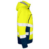 1383 Hi-vis lined jacket geel/navy xs