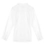 Ecologisch verwassen damesoverhemd washed white S