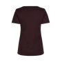 Interlock T-shirt | dames - Donker bordeaux, XL