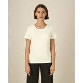 Stella Expresser 2.0 - Dagelijks fitted T-overhemd met een vrouwelijk cut - Cream (XS)