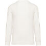 Ecologische uniseks sweater met ronde hals en afhangende mouwen French Terry Ivory XL
